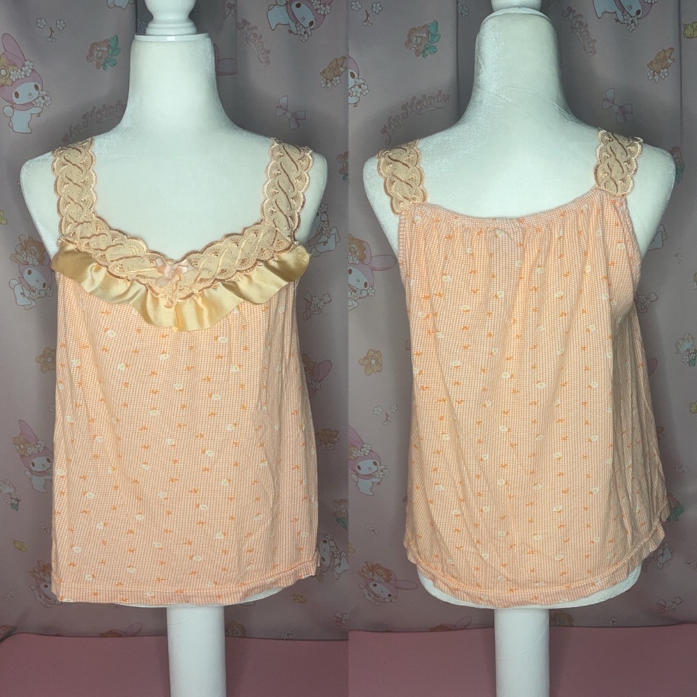 Just Love Orange Floral Top & Shorts Set